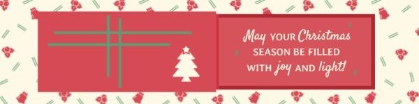 merry christmas, holiday, vacation, Christmas Box LinkedIn Background Template