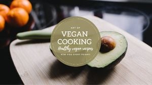 Vegan Cooking Youtube Channel Art