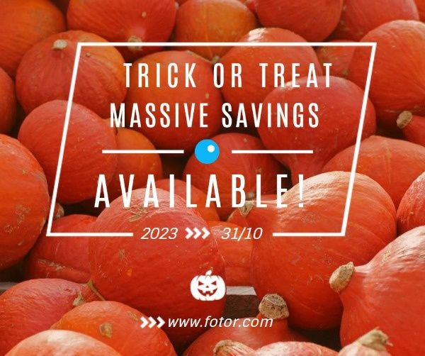 sales, promotion, discount, Halloween Sale Facebook Post Template
