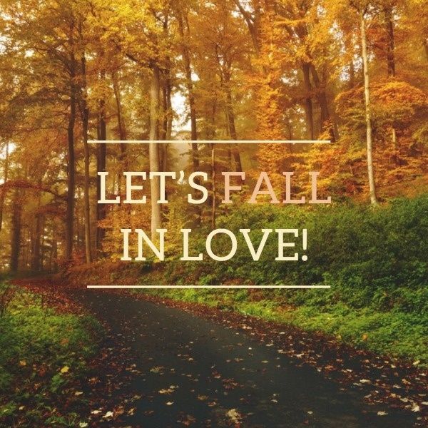 landscape, season, fall, Simple Bumper Autumn Instagram Post Template