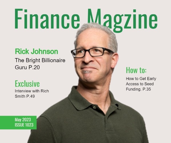 Finance Magazine Cover Facebook Post