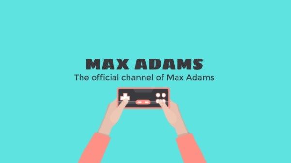 Gaming Channel Banner  Header Template