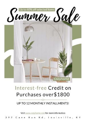 Photo Summer Sale Flyer