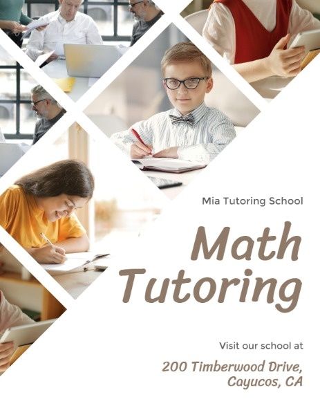 tutoringshcool, school, traningschool, Math Tutoring Flow Program Template