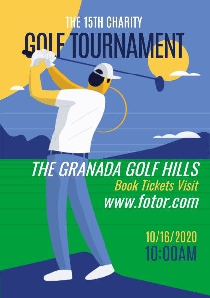 tournaments, sports, athletics, Golf Tournament Poster Template