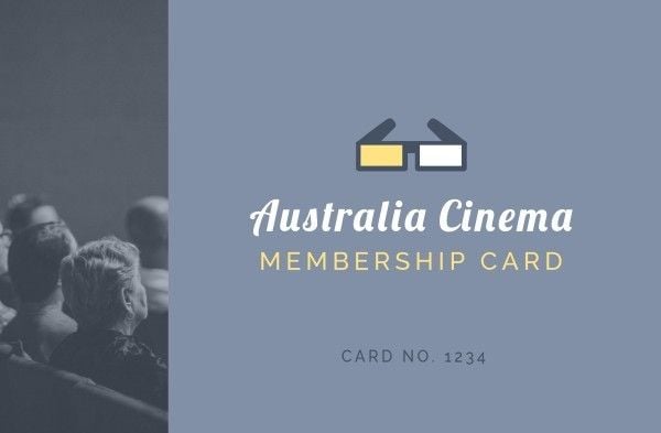 membership card, cards, id number, Cinema ID Card Template