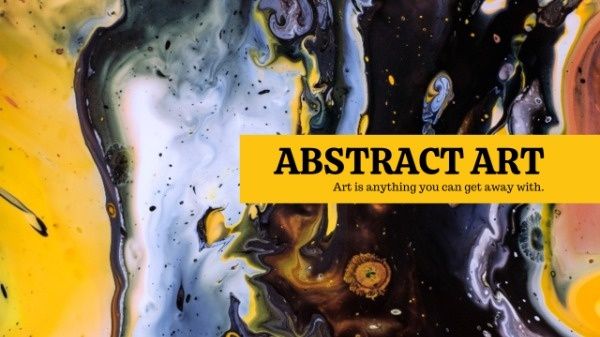 abstract art, splash, color, Abstract Work Youtube Channel Art Template
