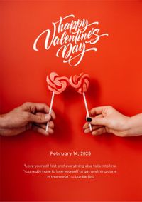 レッドスウィートバレンタインデー ポスター