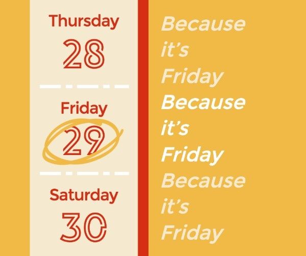 cyber monday, shopping, shopping haul, Yellow Black Friday Calendar Facebook Post Template