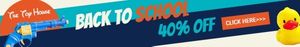 sale, promotion, discount, Back To School Toy Online Banner Ads Mobile Leaderboard Template