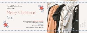 christmas, xmas, clothes, Created By The Fotor Team Ticket Template