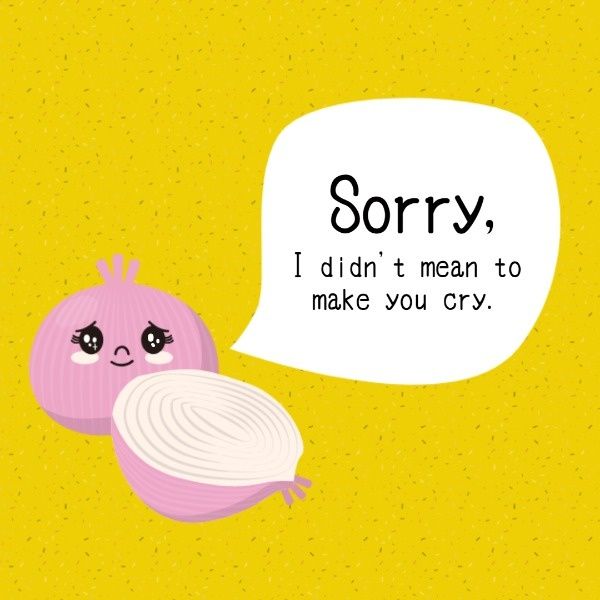 forgive, forgiveness, apologize, Yellow Onion Apology  Instagram Post Template