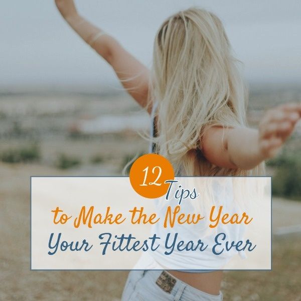 new year, health, fitness, Tips To A Fittest Year Instagram Post Template