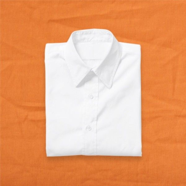clothing, shirt, image cutout, Orange Linen Fabric Background Product Photo Template