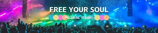 concert, music, songs, Night Scene Background Soundcloud Banner Template