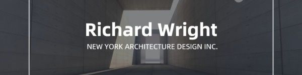 Black Architecture Design Firm LinkedIn Background