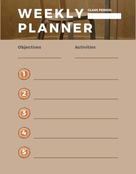 furniture, life planner, education, Brown November Life Lesson Plan Template