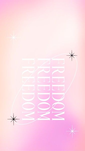 Pink Gradient Quote Text Mobile Wallpaper