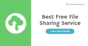 services, best free file, sharing service, Cloud Space Facebook Ad Medium Template