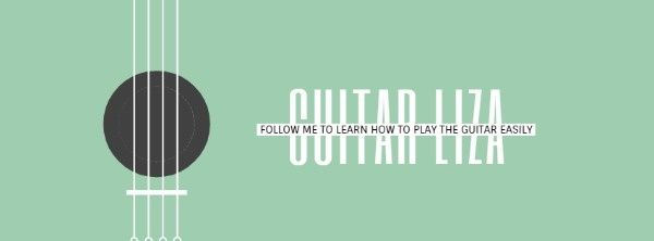 music, life, tutorial, Guitar Teaching Facebook Cover Template