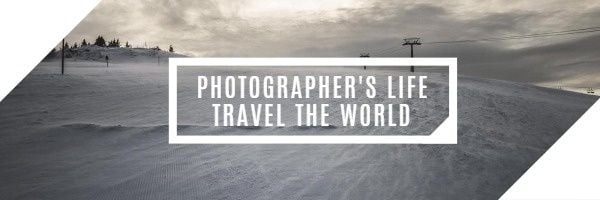 lifestyle, travel, snow, Photography Life Email Header Template