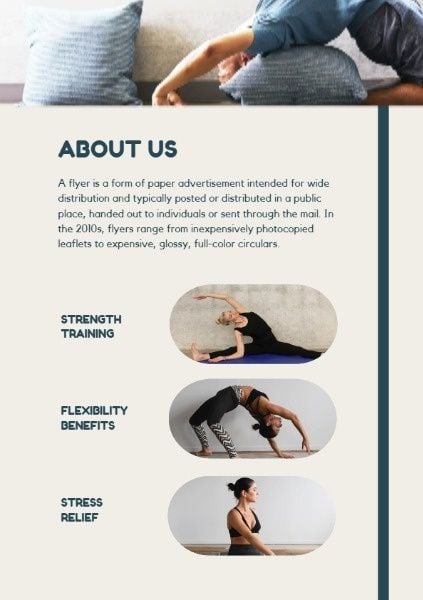 sale, marketing, business, White Yoga Class Promotion Flyer Template