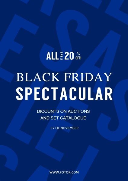 Black Friday Auction Poster