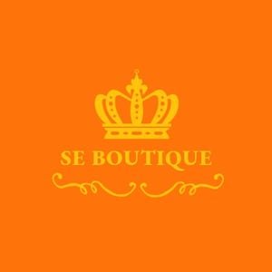floral, boutique, fashion store, Crown Logo Template