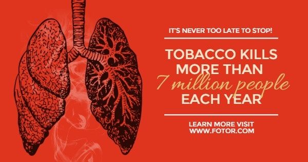 tabacco, health, medical, Somking Facebook Ad Medium Template
