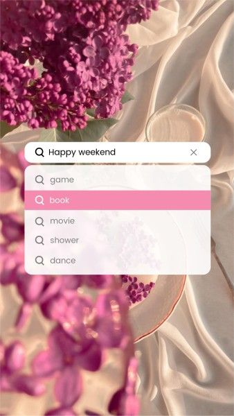 social media, mood, simple, Search Box Background Instagram Story Template