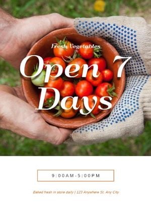 Open 7 Days Flyer