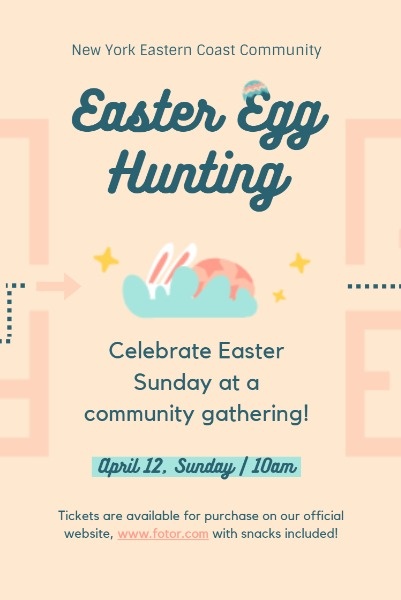 Easter Egg Hunting Pinterest Post