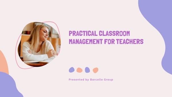 Pastel Pink And Purple Illustration Classroom Management For Teachers