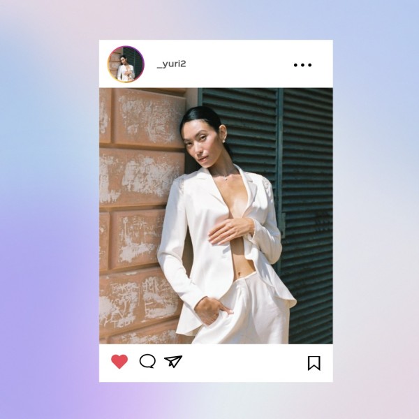 Vintage Cloth Brand Building Instagram Post