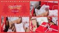 gift, gift guide, holiday, Christmas Shopping Guide Ideas Youtube Thumbnail Template