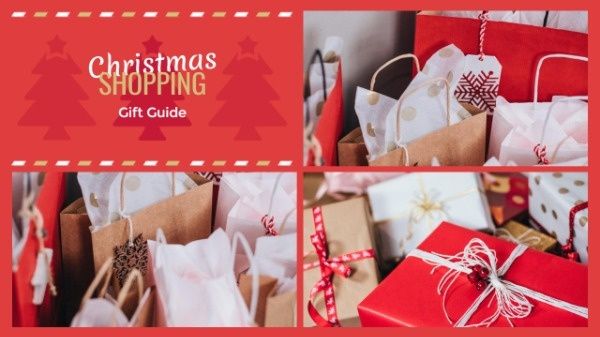 gift, gift guide, holiday, Christmas Shopping Guide Ideas Youtube Thumbnail Template