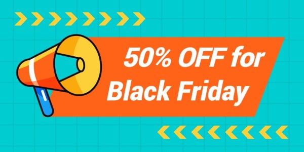black friday, sale, promotion, Blue Twitter Post Template