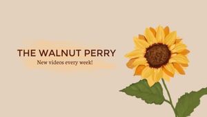 nature, life, video, Sunflower Youtube Channel Banner Youtube Channel Art Template
