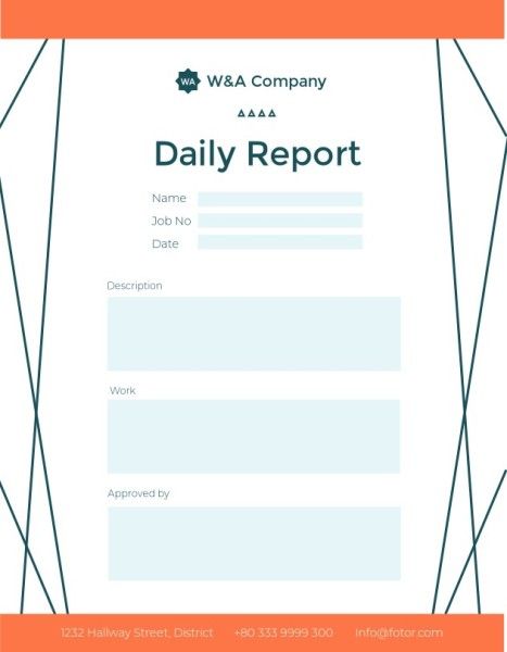 Cool Orange Grids Daily Report Daily Report