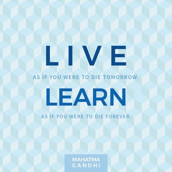 lifestyle, motto, success, Blue Live Quote Instagram Post Template