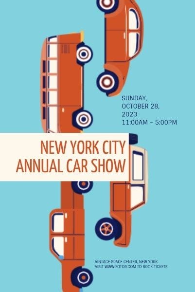 Annual Car Show Pinterest Post
