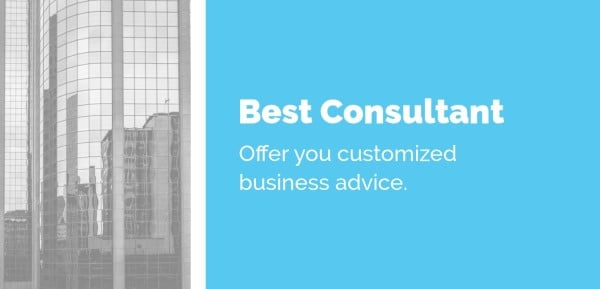 Blue And White Business Consulting Agency Service Website Website
