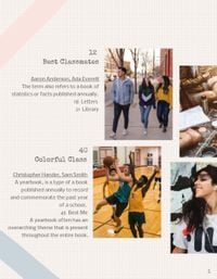 forever young, youth, student, Simple Yearbok Yearbook Template