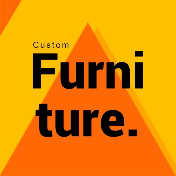 design, life, lifestyle, Orange Custom Furniture ETSY Shop Icon Template