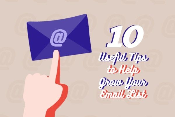newletter, marketing, social media, Tips To Grow Your Email List Blog Title Template