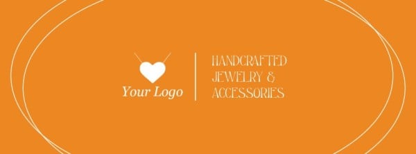 Orange Jewelry Banner Facebookカバー
