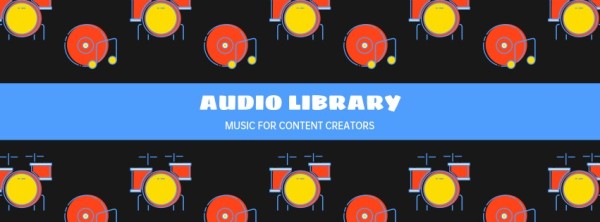 Black Audio Library Facebook Cover