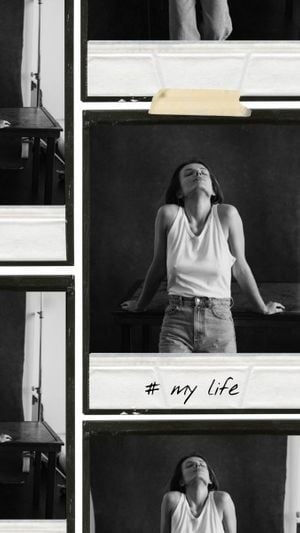polaroid, photo frame, lifestyle, My Life Photo Collage Instagram Story Template