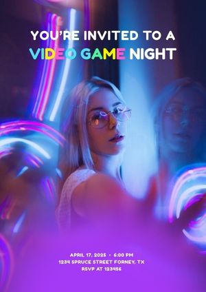 game, tool, social media, Gaming PC Building Invitation Template