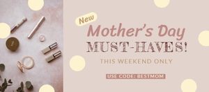 mother, makeup, festival, Holiday Event Sale Gift Certificate Template